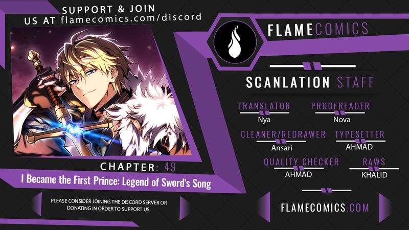 I Became the First Prince: Legend of Sword’s Song - Chapter 49 Page 1