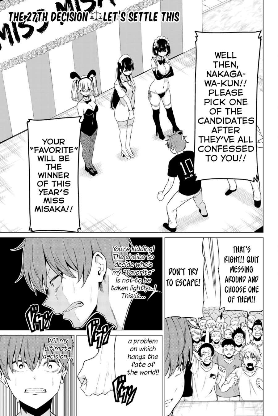 Sekai ka Kanojo ka Erabenai - Chapter 27 Page 2